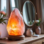 Skab hygge og stil med en saltstenslampe og et toiletbord til dit hjem