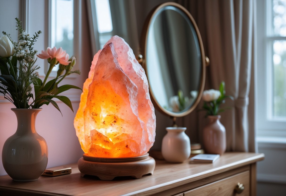 Read more about the article Skab hygge og stil med en saltstenslampe og et toiletbord til dit hjem